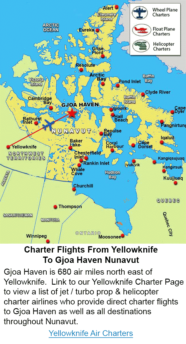 Yellowknife charter flights
